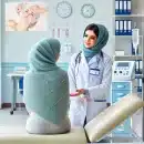 پزشک متخصص در حال مشاوره در مرکز امبدینگ لاغری تهران